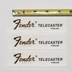 Fender Tele Thinline Waterslide Guitar Neck Headstock Decals (Set of 3)