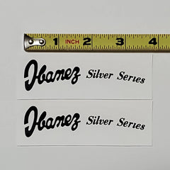 Ibanez Silver Series Guitar Waterslide Guitar Neck Headstock Decals (Set of 2)