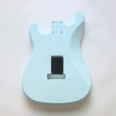 Cxxss Alder Wood Sonic blue SSS ST Electric Guitar Body Nitro Matte Finished for DIY Custom Guitars