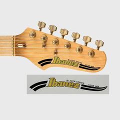 Ibanez Blazer Series Waterslide Guitar Neck Headstock Decals (Set of 2)