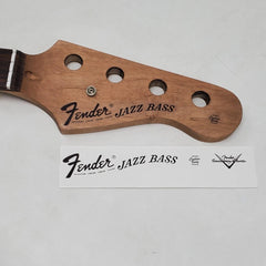 Fender Jazz Bass Waterslide Guitar Neck Headstock Decals with CS Logo (Set of 2)