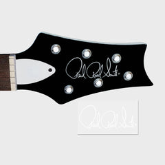 PRS Waterslide Guitar Neck Headstock Transfer Decals (WHITE) Set of 2