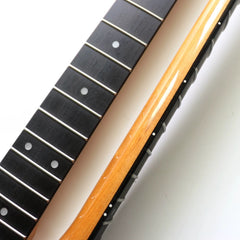 22 Fret Baked Teleguitar neck baked maple wood glossy black wood fingerboard SQ guitar neck