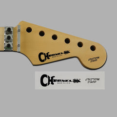Charvel Made In USA Custom Waterslide Guitar Neck Headstock Decals (Set of 2)