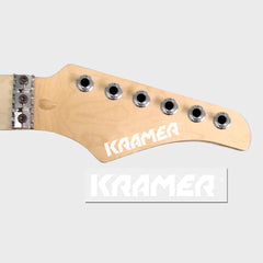 Kramer Waterslide Guitar Neck Headstock (WHITE) Set of 2