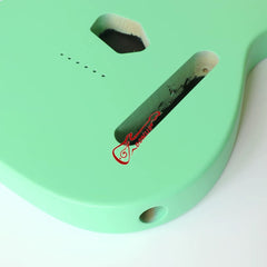 Cxxss Nitro satin Finished Surf Green TL Guitar Body Standard Alder Wood For DIY Handmade 6 String Electric Guitars