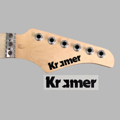 Kramer EVH Frankenstrat 83 Waterslide Guitar Neck Headstock Decals (Set of 2)