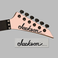 Jackson Made In USA Waterslide Guitar Neck Headstock Transfer Decals (Set of 2)