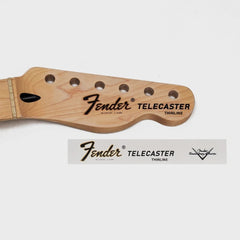 Fender Tele Thinline Waterslide Guitar Headstock Decals with CS Logo (Set of 2)