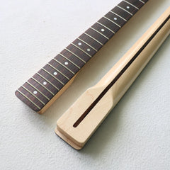 22 Fret Canadian Maple Neck Rosewood Fingerboard TL Electric Guitar Neck Nitro Paint - Wood Color