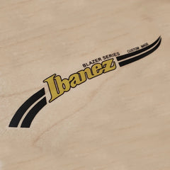 Ibanez Blazer Series Waterslide Guitar Neck Headstock Decals (Set of 2)