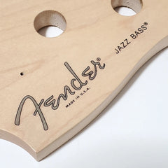 Fender Jazz Bass Waterslide Guitar Neck Headstock Decals w/ CS Logo (Set of 2)