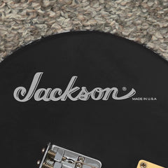 Jackson Made In USA Waterslide Guitar Neck Headstock Decals (WHITE) Set of 2