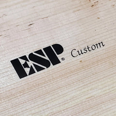ESP Custom Waterslide Guitar Neck Headstock Decals (Set of 2)