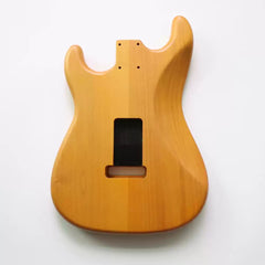 Cxxss Nitro Finished SSS 2 piece Alder Wood Matched ST Guitar Body in Aged nature Color for DIY Electric Guitars