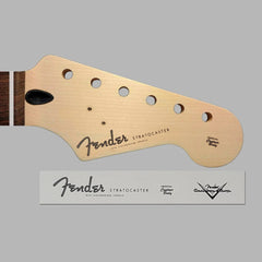 Fender Strat Waterslide Guitar Neck Headstock Decals with CS Logo (Set of 2)