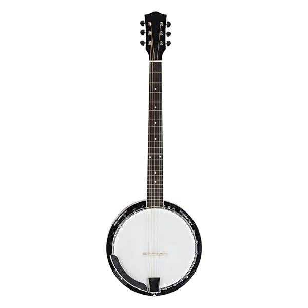 No logo Top Grade Exquisite Professional Sapelli Notopleura Wood Alloy 6-string Banjo