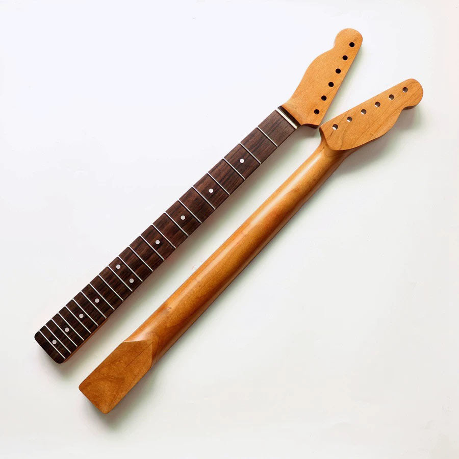 Left hand 21 Fret roasted maple wood guitar neck rosewood fingerboard TL electric guitar neck