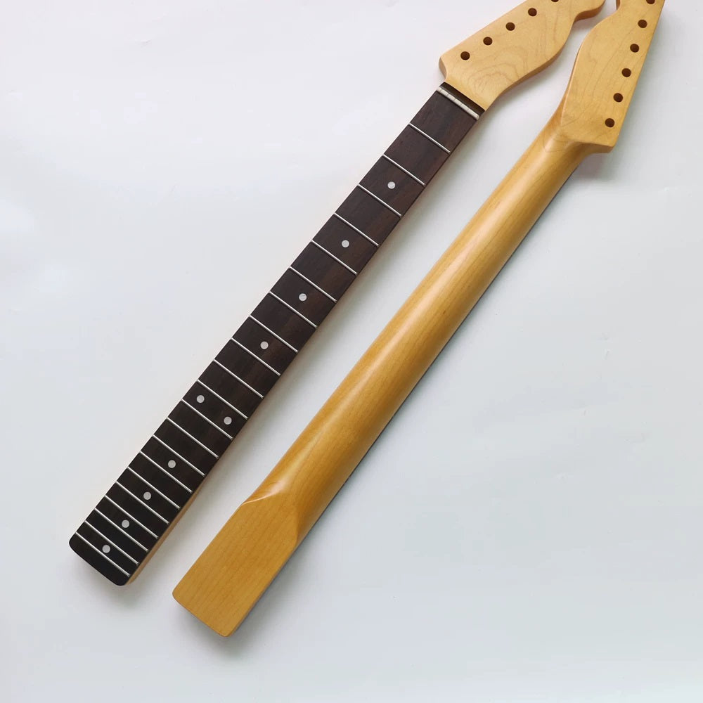 21 Fret Rose Wood Fingerboard Retro TL Guitar Neck - Natural Wood
