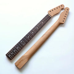 21 Fret Grilled Maple TL Guitar Neck Rosewood Fingerboard - No Paint