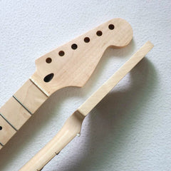 F-style Canadian Maple Fingerboard Neck 22 Fret ST Electric Guitar Neck - Natural Color