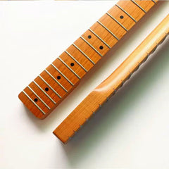 Left Hand 21 Fret Integrated Roasted Maple TL Electric Guitar Neck
