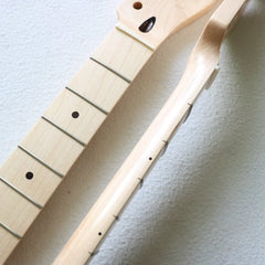 22 Fret Canadian Maple TL Electric Guitar Neck - Natural Wood