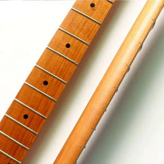 Left Hand 21 Fret Integrated Roasted Maple TL Electric Guitar Neck