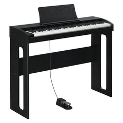 No logo 61 Key Piano Semi-Weighted Standard Keyboards Digital Piano with Furniture Stand，MIDI Bluetooth, Headphone，for Piano Lover Black color