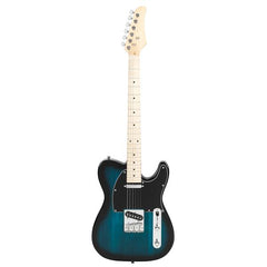 No logo Maple Fingerboard GTL Electric Guitar SS Pickup Blue