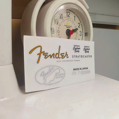 Fender Electric Guitar Head Logo Water Transfer Tearable Film UV Stickers - Janpan