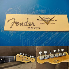Fender custom electric guitar head logo water transfer removable film sticker - TL60