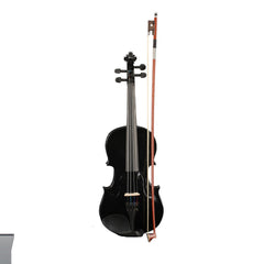 Ozici  3/4 Acoustic Violin Case Bow Rosin Black