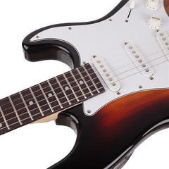 No logo Rosewood Fingerboard Electric Guitar Sunset Color