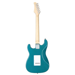 No logo KST Stylish H-S-S Pickup Electric Guitar Kit with 5W AMP Bag Guitar Strap Strings Lake Blue