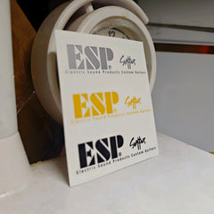 ESP Guitar Head Logo Water Transfer Tearable Film UV Stickers - Snapper